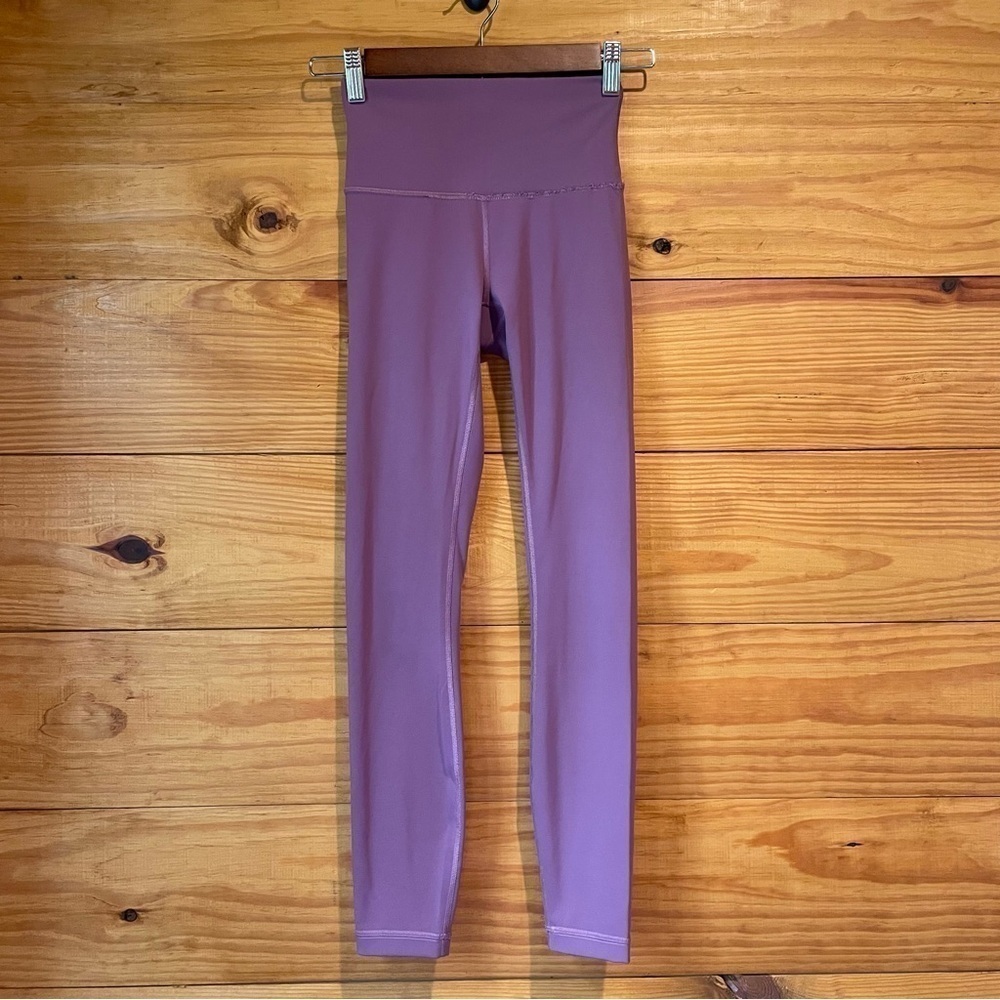 Lululemon Wunder Under High Rise Tight Leggings 25" in Vintage Plum 2 W5BPAS
